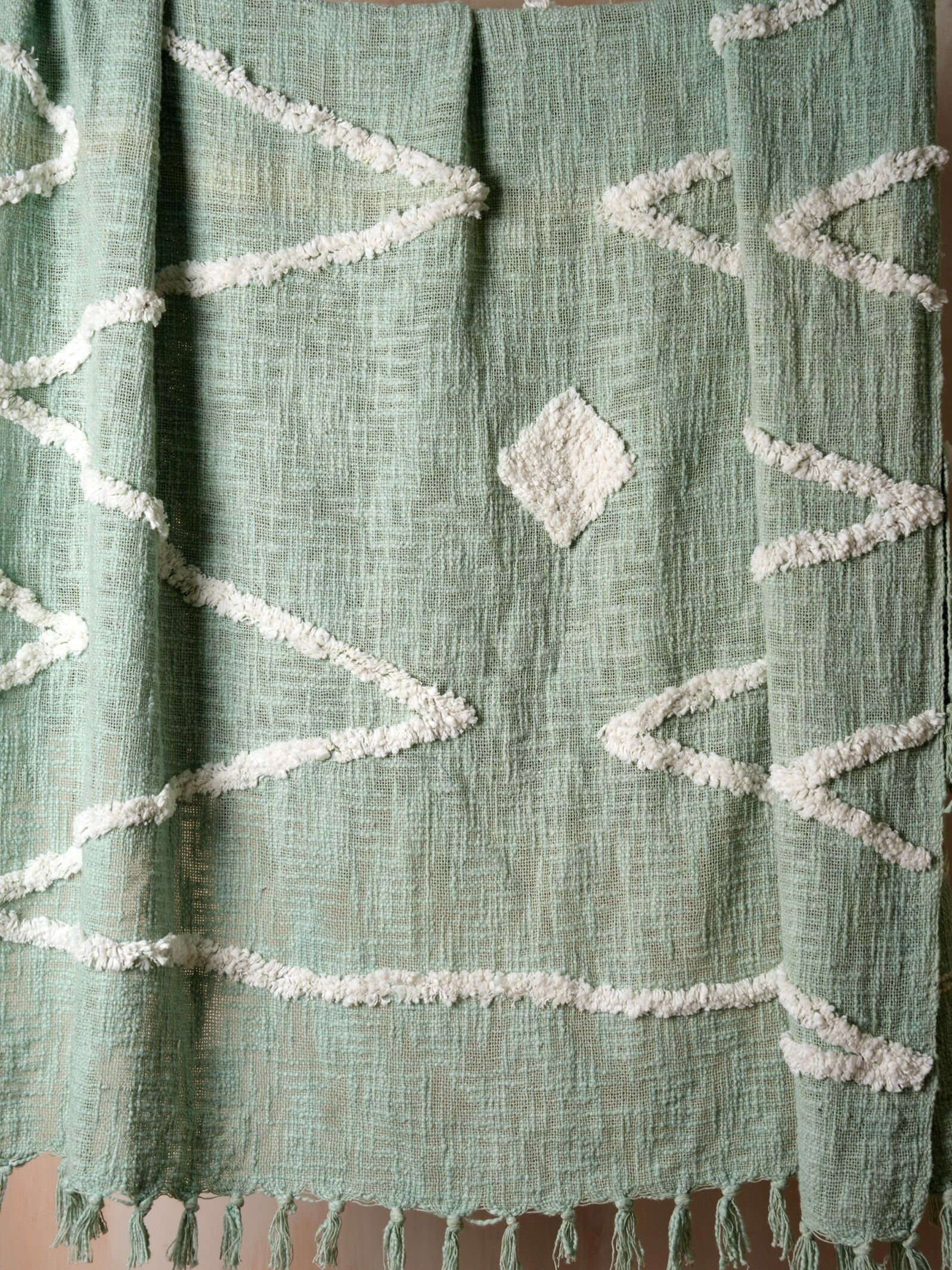 Luxe Loom Embroidered Throw