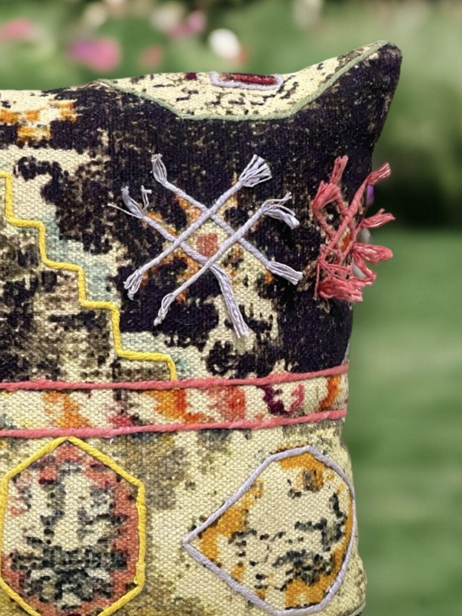 Distrev Embroidered Cushion Cover