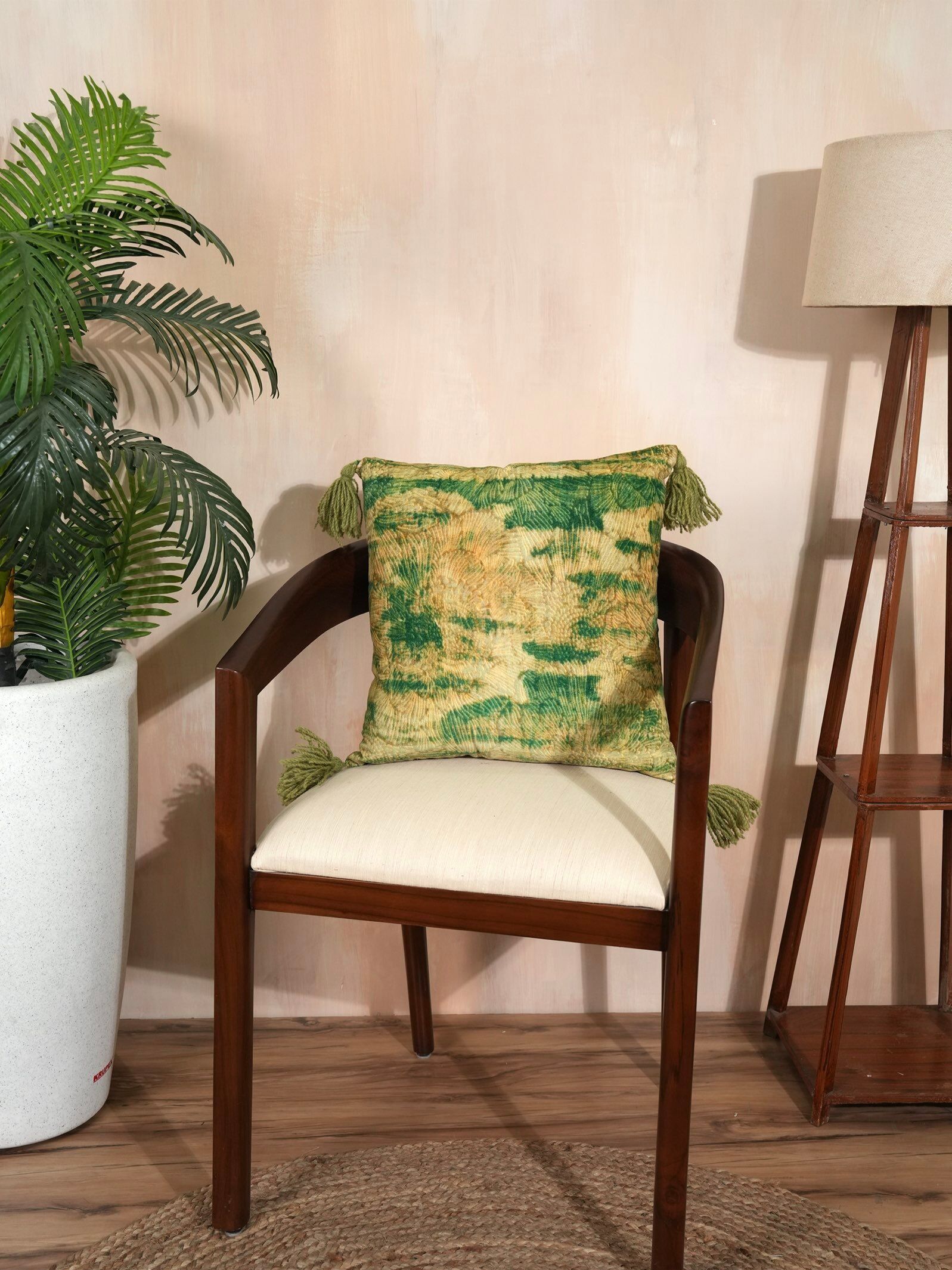 Emerald Forest Velvet Cushion Cover