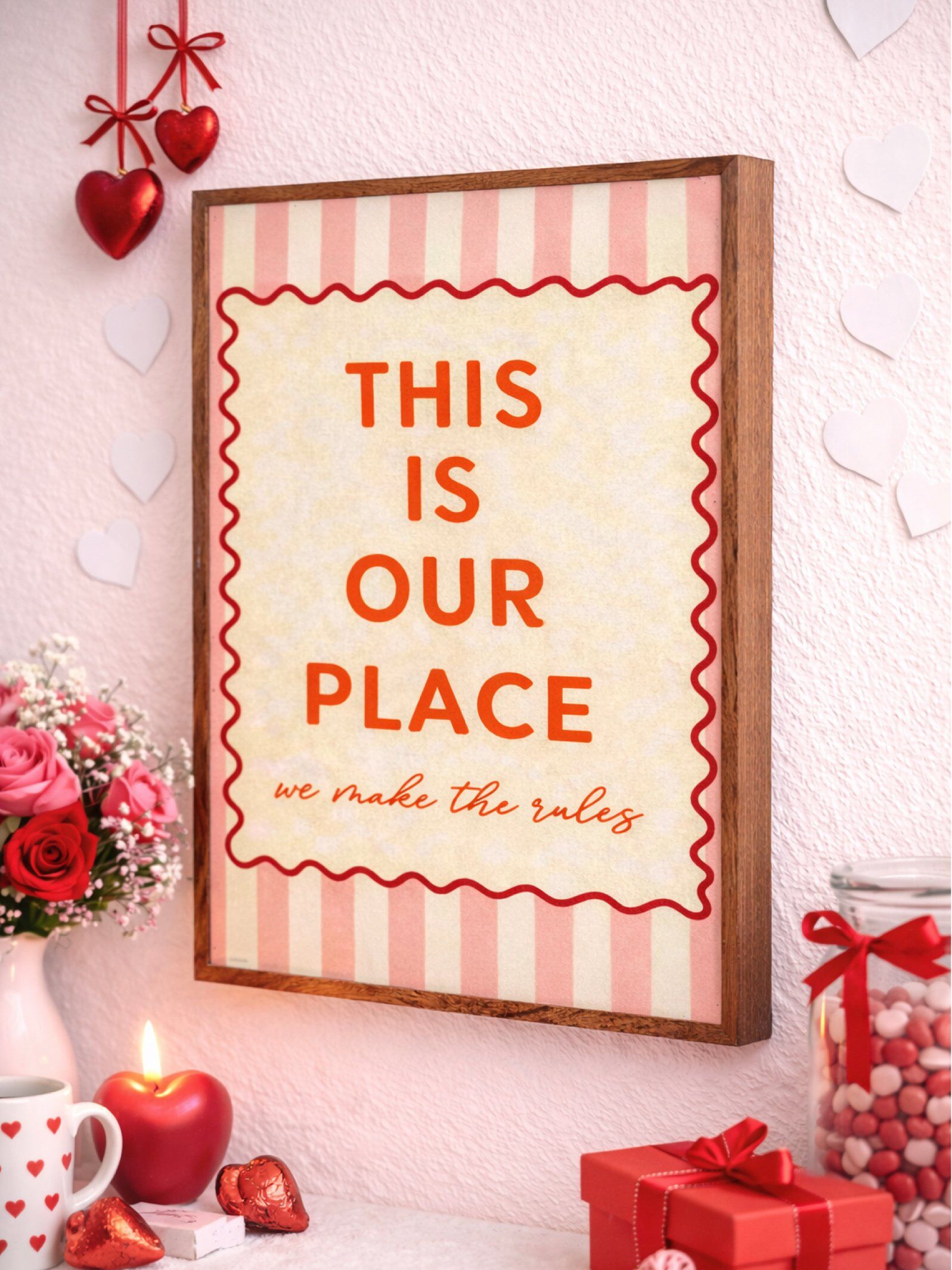 Amour – Valentine Edit Frame ( This is our happy place)