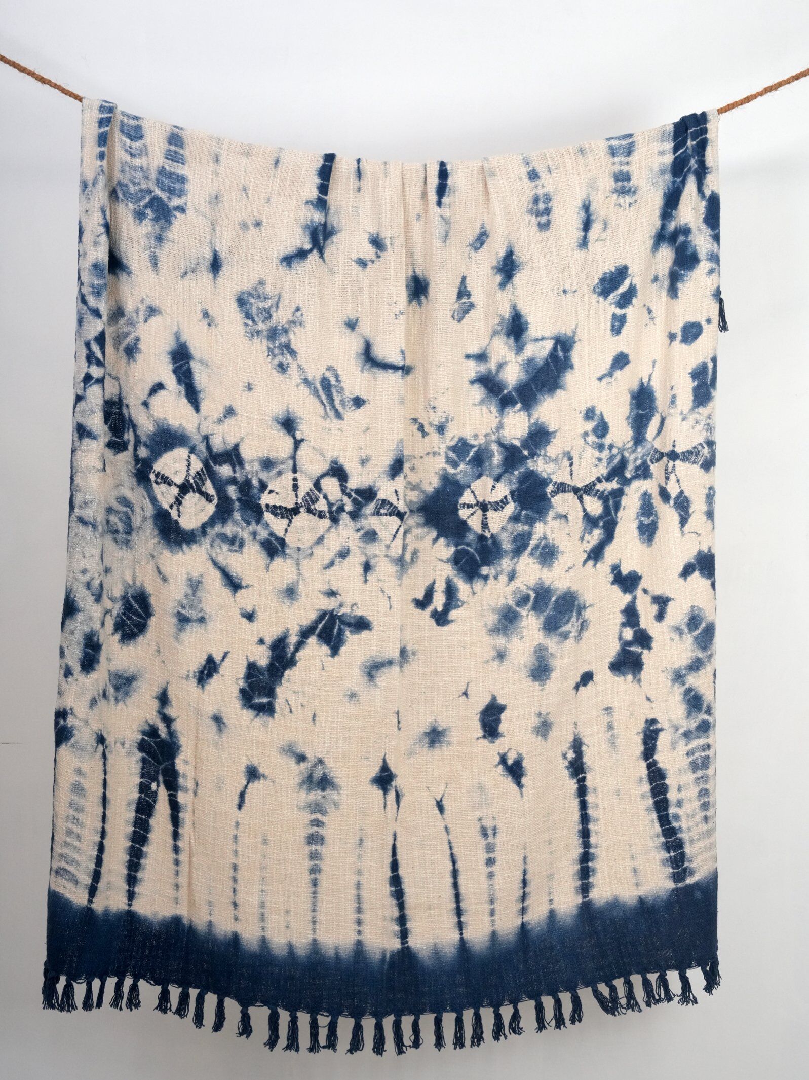 Abstract Tie dye Throw-1